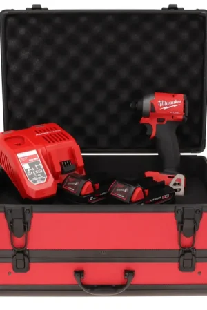 Prix Réduit Clé à chocs sans fil Milwaukee M18 FID2-202FC TX 18 V 1/4" 226 Nm + 2x batteries 2,0 Ah + chargeur + coffret TX