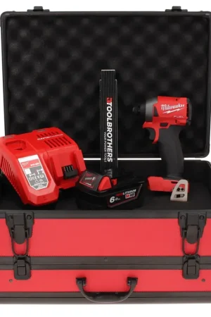Clé à chocs sans fil Milwaukee M18 FID2-601FC TX 18 V 1/4" 226 Nm + 1x batterie 6,0 Ah + chargeur + mètre pliant + coffret TX Petit Prix