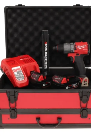 Vente Directe Perceuse à percussion sans fil Milwaukee M18 FPD2-602FC TX 18 V 135 Nm sans balais + 2x batteries 6,0 Ah + chargeur + mètre pliant + coffret TX