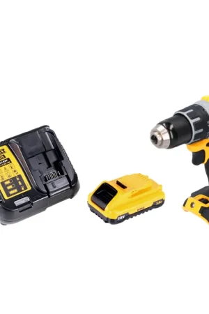 Vente Directe Perceuse-visseuse sans fil DeWalt DCD 791 L1 18 V 70 Nm sans balais + 1 batterie 3,0 Ah + chargeur