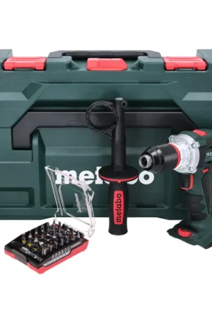 Metabo BS 18 LTX BL I perceuse-visseuse sans fil 18 V 120 Nm + jeu d'embouts 32 pièces + metaBOX - sans batterie, sans chargeur Prix Cassé