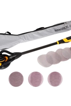 Mirka LEROS 950 CV Ponceuse pour murs et plafonds 350W 5,0mm 225 mm + Sac + 80x Disques abrasifs Marque