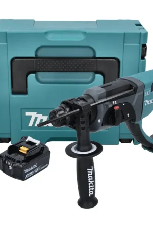 Makita DHR 202 F1J Perforateur à percussion sans fil 18 V 2,0 J SDS Plus + 1x Batterie 3,0 Ah + Makpac - sans chargeur Remise