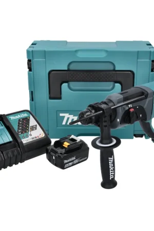 Satisfait Ou Remboursé Makita DHR 202 RG1J Perforateur sans fil 18 V 2,0 J SDS Plus + 1x Batterie 6,0 Ah + Chargeur + Makpac