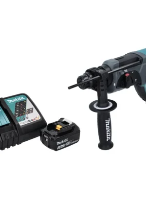 Paiement Sécurisé Makita DHR 202 RF1 Perforateur sans fil 18 V 2,0 J SDS Plus + 1x Batterie 3,0 Ah + Chargeur