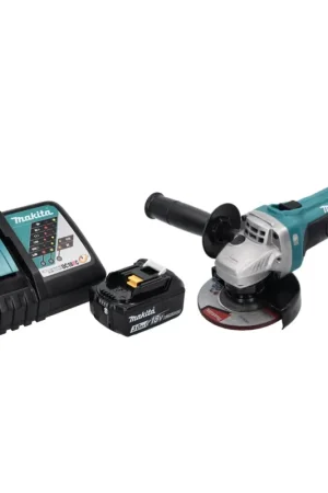 Top Vente Makita DGA 452 RF1 Meuleuse d'angle sans fil 18 V 115 mm + 1x Batterie 3,0 Ah + Chargeur