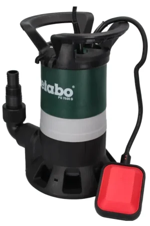 Metabo PS 7500 S 450 W 7 500 l/h Pompe submersible électrique pour eaux - profondeur 5 m (0250750000) Remise