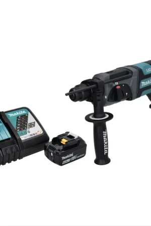 Réduction Makita DHR 241 RG1 Perforateur sans fil 18 V 2,0 J SDS plus + 1x Batterie 6,0 Ah + Chargeur