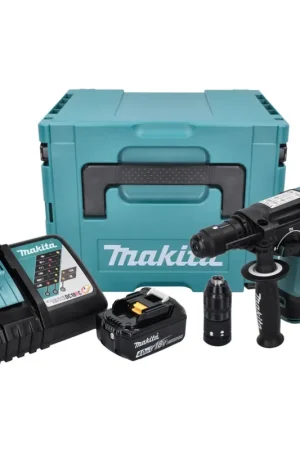 Usine Directe Makita DHR 243 RM1J marteau perforateur sur batterie 18 V 2,0 J SDS plus brushless + 1x batterie 4,0 Ah + chargeur + Makpac