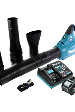 Makita UB 001 GM101 Souffleur de feuilles à batterie 40 V max. Brushless + 1x batterie 4,0 Ah + chargeur Top Vente