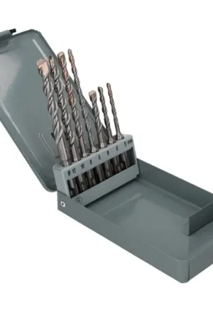 Top Vente Metabo SDS-plus Pro 4 Jeux de forets - 7 pièces (630584000) Ø 5 / 6 / 6 / 8 / 8 / 10 / 12