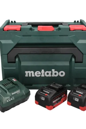 Commander Maintenant Kit de base Metabo 18 V LiHD + 2x batterie 8,0 Ah + chargeur ASC 55 + métaBOX
