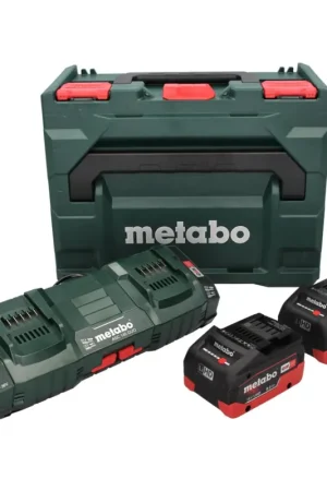 Prix Réduit Kit de base Metabo 18 V LiHD + 2x batterie 8,0 Ah + chargeur ASC 145 DUO + metaBOX