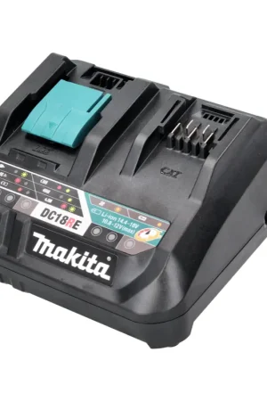 Dernière Chance Makita DC 18 RE Multi Chargeur rapide 10,8 - 12 V / 14,4 - 18 V, pour batterie Li-Ion (198720-9)