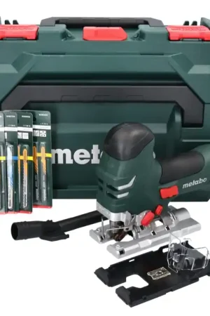 Metabo STE 140 Plus Set scie sauteuse à course pendulaire 750 W (601403510) + 20x lame de scie sauteuse + métaBOX Authentique