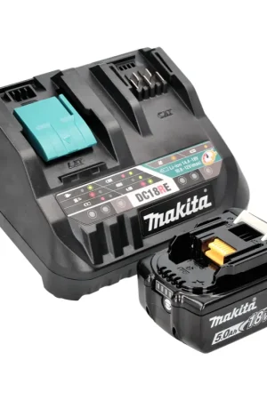 Makita Power Source Kit 18 V avec - 1x Batterie BL 1850 B 5,0 Ah ( 197280-8 ) + Chargeur DC 18 RE Multi ( 198720-9 ) Acheter Direct
