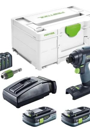 Festool TID 18 HPC 4,0 I-Plus Visseuse à choc sans fil 18 V 180 Nm 1/4" ( 576482 ) + 2x batterie 4,0 Ah + chargeur + 6 pcs. jeu d'embouts + Systainer Prix Bas