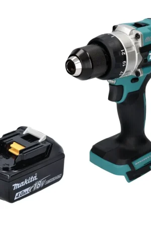 Makita DDF 486 M1 Perceuse-visseuse sans fil 18 V 130 Nm Brushless + 1x batterie 4,0 Ah - sans chargeur Commander Vite