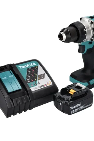 Makita DDF 486 RM1 Perceuse-visseuse sans fil 18 V 130 Nm Brushless + 1x batterie 4,0 Ah + chargeur Bon Marché