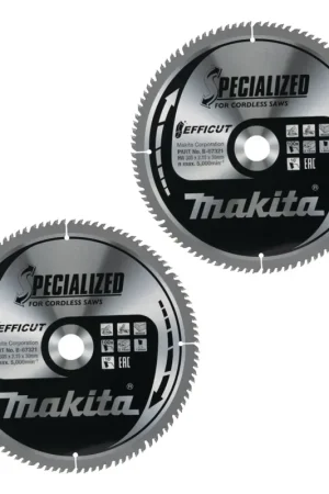 Vente Directe Makita CMSXF305100G SPECIALIZED EFFICUT lame de scie 305 x 2,15 x 30 mm 2 pièces (2x B-67321) 100 dents pour le bois