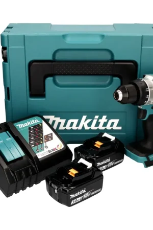 Meilleur Prix Makita DDF 486 RFJ Perceuse-visseuse sans fil 18 V 130 Nm Brushless + 2x batterie 3,0 Ah + chargeur + Makpac