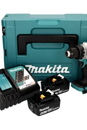 Pas Cher Makita DDF 486 RGJ Perceuse-visseuse sans fil 18 V 130 Nm Brushless + 2x batterie 6,0 Ah + chargeur + Makpac
