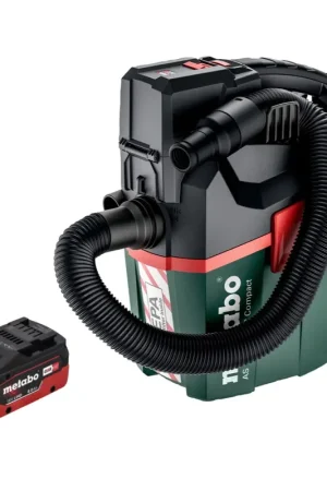 Metabo AS 18 HEPA PC Aspirateur à batterie compact 18 V Aspirateur eau et poussière 6 l avec fonction soufflante + 1x batterie 8,0 Ah - sans chargeur Meilleur Choix