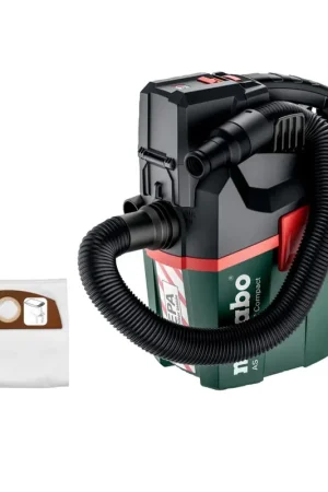 Metabo AS 18 HEPA PC Aspirateur à batterie compact 18 V Aspirateur eau et poussière 6 l avec fonction soufflante + 5x sacs filtrants - sans batterie, sans chargeur Populaire