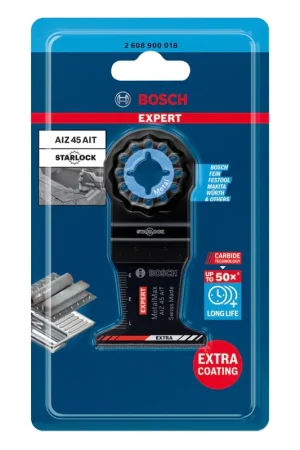 Bosch EXPERT AIZ 45 AIT Lame de scie plongeante Starlock, 45 x 40 mm, pour Carbide MetalMax, 1 pc. - Successeur de 2608664348 (2608900018) Promotion