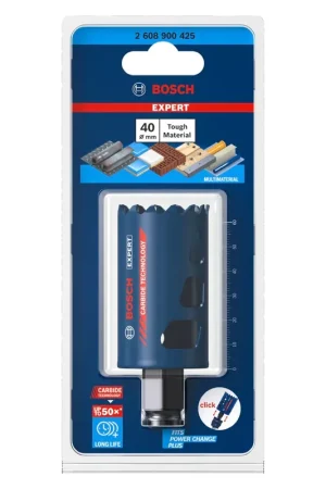 Bosch EXPERT Scie cloche Tough Material 40 x 60 mm Carbure (2608900425) Universel Solde