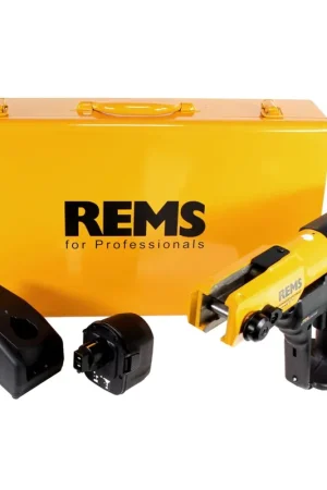 Vente Flash REMS Sertisseuse radiale sans fil Press ACC 14,4 V avec marche forcée + Coffret en tôle d'acier + 1x Batterie 3,0 Ah + Chargeur ( 571014 )