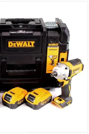 Offre Exclusive DeWalt DCF 894 M2 Visseuse à chocs sans fil 18V 1/2" Brushless + 2x Batteries 4,0Ah + Chargeur + Coffret de transport TSTAK