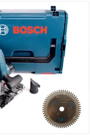 Bosch GKS 18V-57 G Scie circulaire sans fil 165mm ( 06016A2101 ) + Coffret de transport L-Boxx + 1 x Lame de scie Bosch pour Multi Matériaux ( 2608642387 ) - sans Batterie, sans Chargeur Commander Maintenant