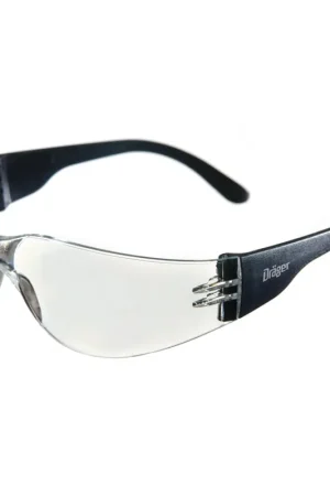 Certifié Dräger X-pect 8310 Lunettes de protection à branches sombres, résistantes aux rayures et à la buée (R58249)