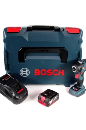 Bosch GDR 18 V-200 C Visseuse à choc sans fil 18 V 1/4" + Coffret de transport L-Boxx + 1x Batterie 3,0 Ah + Chargeur Populaire