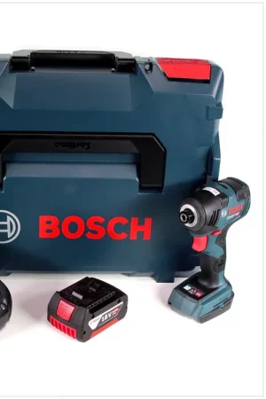 Clé à chocs rotative sans fil Bosch GDR 18 V-200 C 18 V 1/4" en L-Boxx + 1 batterie 6,0 Ah + chargeur Prix Bas