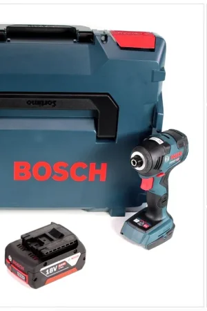 Bosch GDR 18 V-200 C Visseuse à chocs sans fil 18 V 1/4" + Coffret L-Boxx + 1x Batterie 5,0 Ah - sans chargeur Offre Spéciale