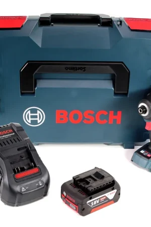 Meilleure Vente Bosch GDR 18 V-200 C Visseuse à chocs sans fil 18 V 1/4" + Coffret L-Boxx + 1x Batterie 5,0 Ah + Chargeur