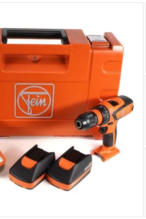Meilleur Prix FEIN ASCM 18 QSW Perceuse-Visseuse sans fil Brushless 18V + 2x Batteries 2,5Ah + Chargeur + Coffret
