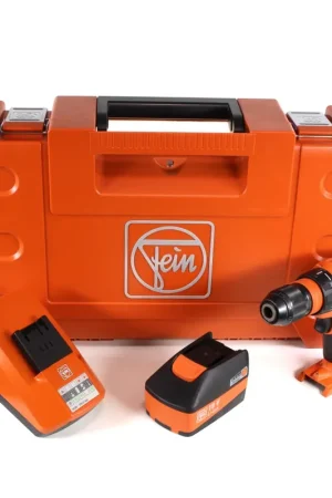 Promotion Saisonnière FEIN ASCM 18 QSW perceuse-visseuse sans fil 18 V sans balais en coffret + 1 batterie 5,0 Ah + chargeur
