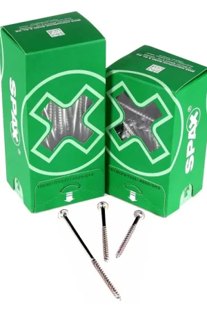 Spax HI.FORCE Vis charpente, filetage partiel, 6,0 x 180 mm, tête disque T-Star - 100 pièces T30 4CUT, Wirox | Référence ( 0251010601805 ) Vente Flash