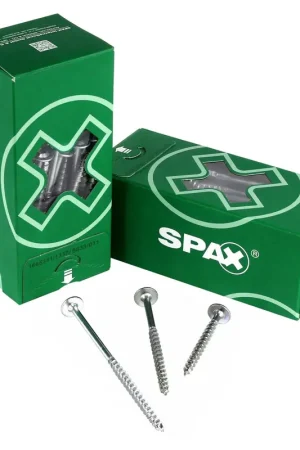 Affaire À Saisir SPAX HI.FORCE Vis à tête disque 8,0 x 180mm - Filetage partiel - Torx T-STAR plus T40 - 4CUT - WIROX - 50 pièces ( 0251010801805 )