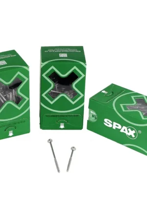 Livraison Express SPAX HI.FORCE Vis à tête disque 5,0 x 87mm - Filetage partiel - Torx T-STAR plus T20 - 4CUT - WIROX - 150 pcs. (0251010500875)