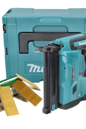 Bon Marché Makita DBN 500 ZJ Cloueur sans fil 18 V - 15-50 mm + Clous 50 mm - 20000 pièces + Makpac - sans batterie, sans chargeur