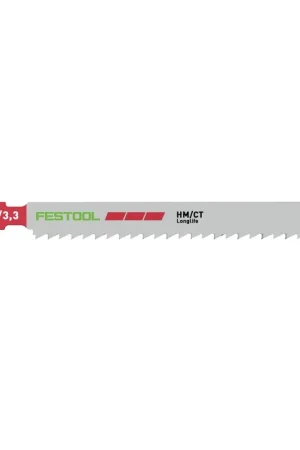 Vente Flash Festool HM 90 / 3,3 / 2 Plastics Laminate Lames de scie sauteuse - 2 pièces ( 204269) pour panneaux collés de stratifié et de résine mélamine