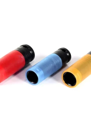 Livraison Express Facom NSI.3L Jeu de douilles à choc 1/2¨ Impact - 3 pièces. 17, 19, 21 mm revêtues de téflon et de plastique