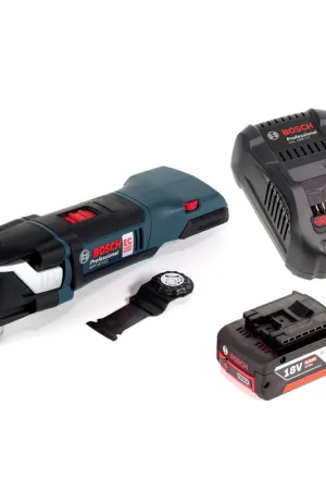 Bosch GOP 18 V-EC Découpeur ponceur sans fil 18V ( 06018B0006 ) OIS / Starlock + 1x Batterie 5,0Ah + Chargeur Promotion Saisonnière