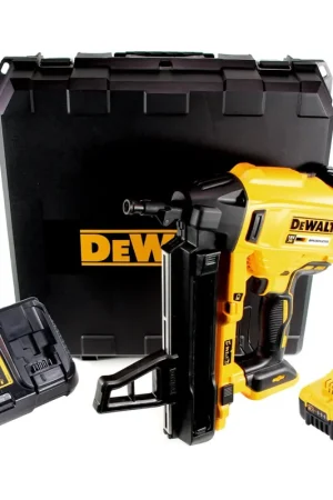 DeWalt DCN 890 M1 Cloueur sans fil 18 V Li-Ion Brushless + 1x Batterie 4,0 Ah + Chargeur + Coffret Commander Vite