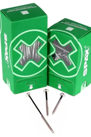 Offre Du Jour Spax HI.FORCE Vis charpente, filetage partiel, 6,0 x 80 mm, tête disque T-Star - 500 pièces T30 4CUT, Wirox | Référence ( 0251010601805 )