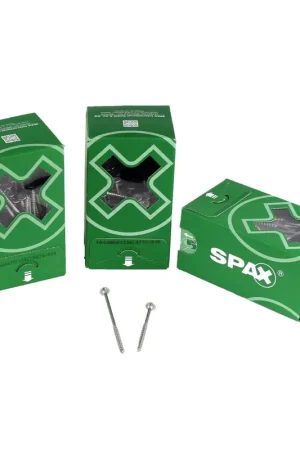 Achetez Aujourd'hui SPAX HI.FORCE Vis à tête disque 5,0 x 87mm - Filetage partiel - Torx T-STAR plus T20 - 4CUT - WIROX - 750 pcs. (5x 0251010500875)